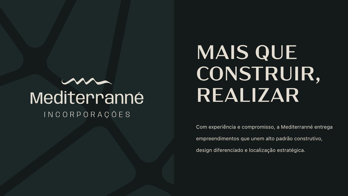 Mediterranné Incorporações, incorporadora do Vicenzo Residencial