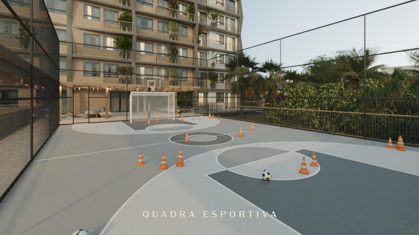 Quadra poliesportiva do Vicenzo Residencial